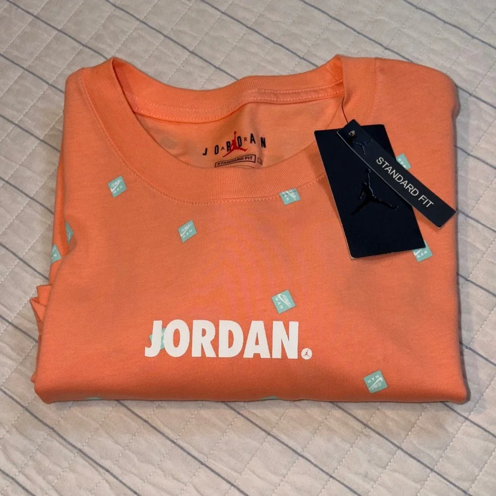 Nike Jordan Mens All Over Print Jumpman T-Shirt CZ5185-693 Large NWT